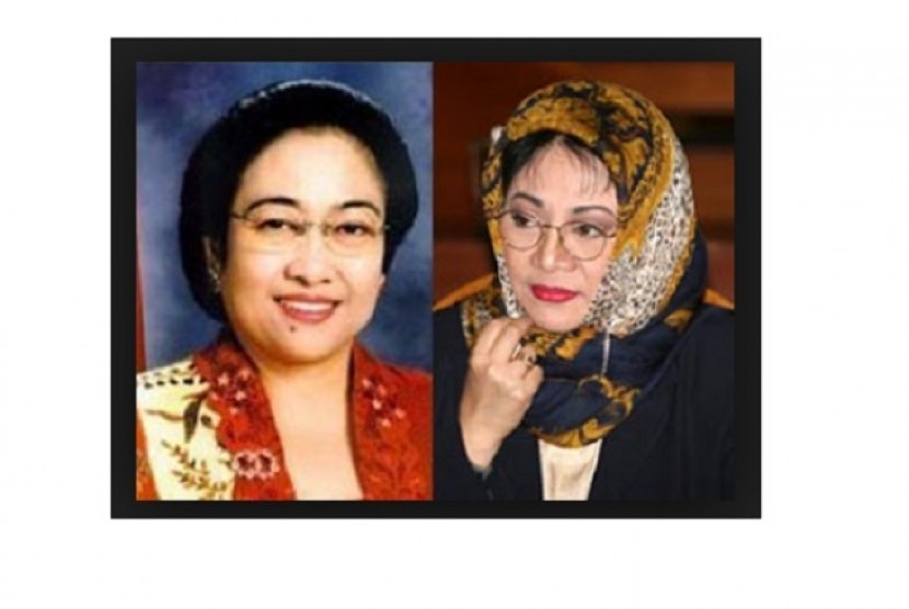 Megawati Soekarno Putri dan Siti Hardiyanti Rukmana (Mbak Tutut)