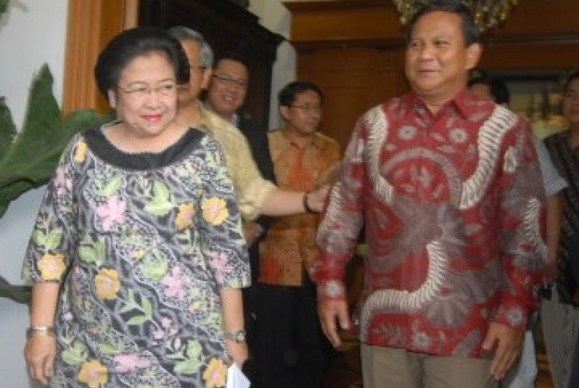 Megawati Soekarnoputri dan Prabowo Subianto (ilustrasi).