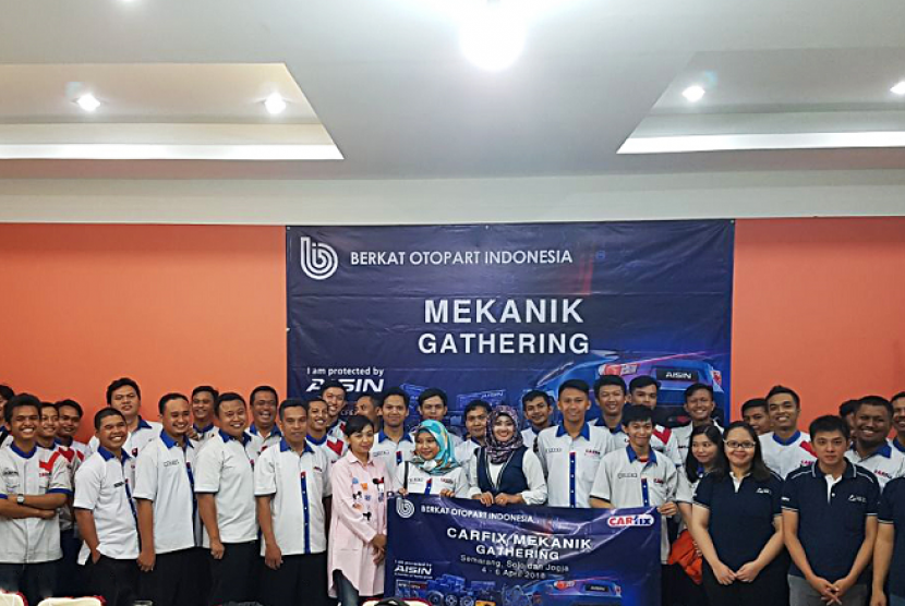 Mekanik gathering AISIN di Semarang.