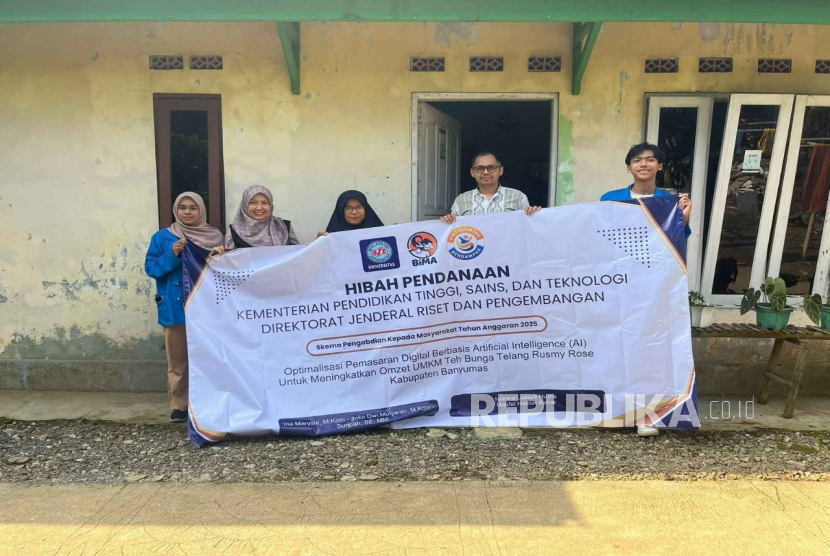 Dosen UBSI Kampus Purwokerto Pacu Omzet UMKM Teh Bunga Telang dengan Sentuhan AI