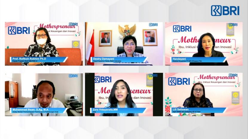 Memperingati Hari Ibu yang jatuh pada tanggal 22 Desember, Bank BRI bekerja sama dengan Fakultas Ekonomi Bisnis Universitas Indonesia menggelar Webinar bertema 