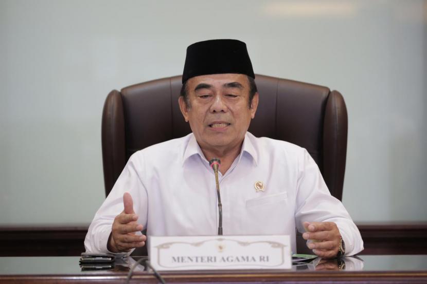 Menag: Indonesia Selalu  di Belakang Perjuangan Palestina. Menag Fachrul Razi 