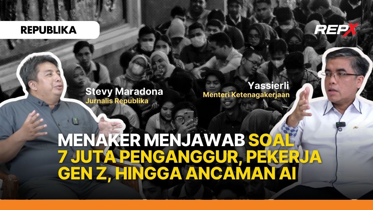 Menaker Menjawab Soal 7 Juta Penganggur, Pekerja Gen Z, hingga Ancaman AI