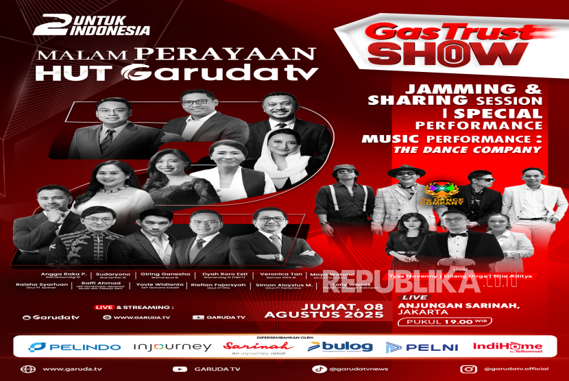 2 Tahun Mengudara, Garuda TV Persembahkan Kado Spesial untuk Indonesia