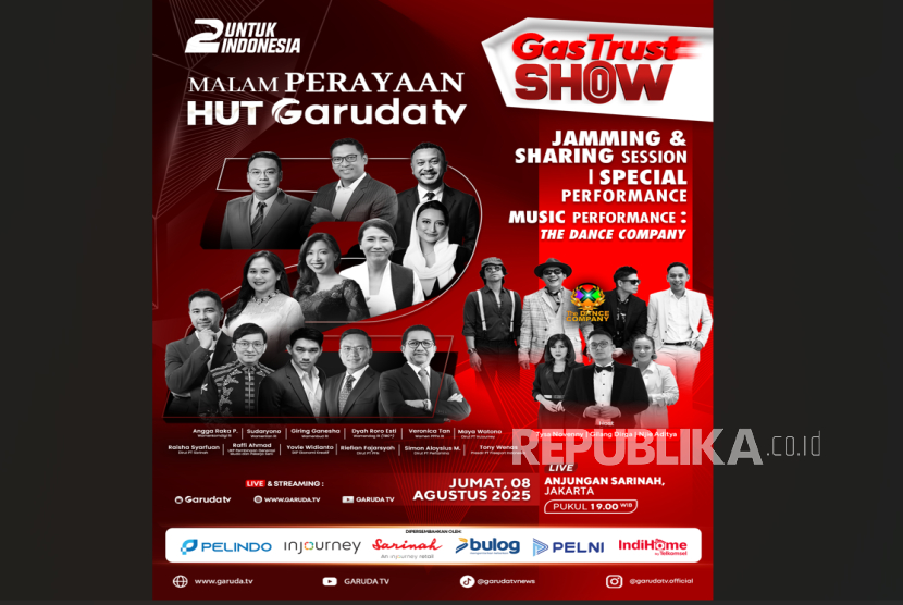 Menandai dua tahun kiprahnya di industri penyiaran tanah air, Garuda TV siap menggelar perayaan istimewa bertajuk 2 Tahun untuk Indonesia.