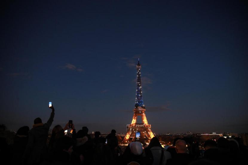 Menara Eiffel di Paris, Prancis.