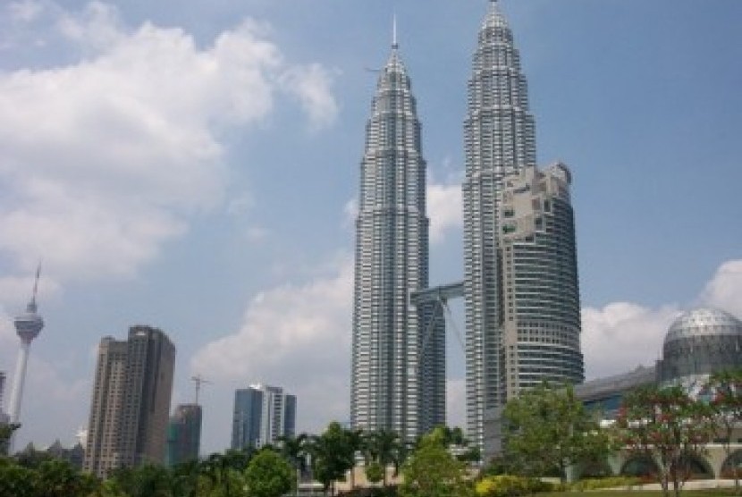 Menara Petronas Kualalumpur, ilustrasi. Pemerintah Malaysia akan melakukan reformasi di bidang ekonomi.