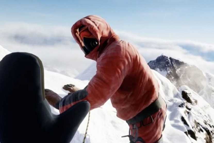Mendaki Gunung Everest lebih mudah dengan Gim Virtual Reality. 