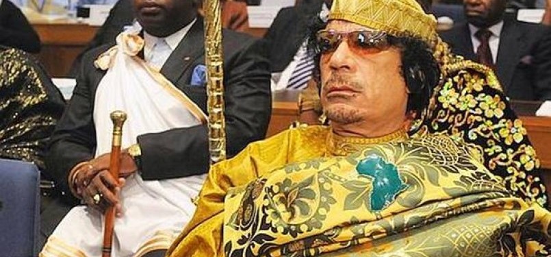 Mendiang Muammar Qaddafi