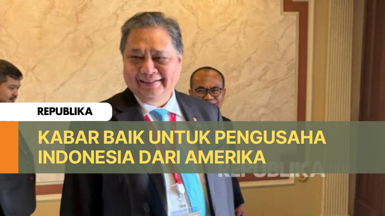 Menko Airlangga Sebut Kebijakan Tarif Trump Buat Indonesia Ditunda