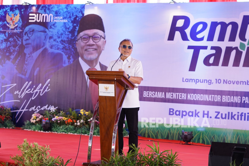 Menteri Koordinator (Menko) Bidang Pangan Zulkifli Hasan (Zulhas) memastikan stok beras menjelang akhir tahun dalam kondisi aman. (ilustrasi)