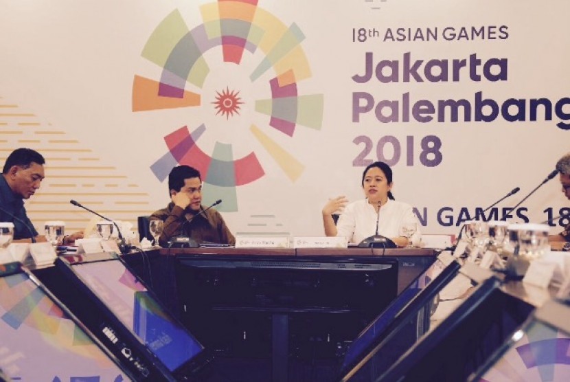  Menko PMK juga mengingatkan bahwa penyelenggaraan Asia Games XVIII Tahun 2018 adalah kali kedua Indonesia menjadi Tuan Rumah.