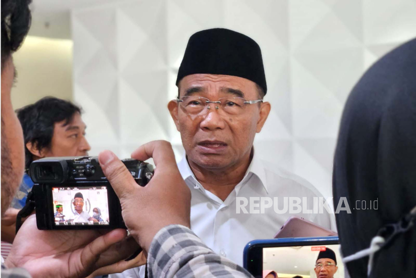Menko Bidang PMK Muhadjir Effendy, saat ditemui di Kemenko PMK, Jakarta, Kamis (24/8/2023). 