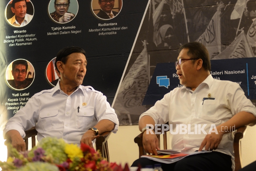 Wiranto Dan Rudiantara Hadiri Diskusi Perppu Ormas | Republika Online