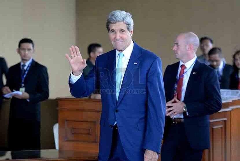 Menlu AS, John Kerry mewakili pemerintahan AS menghadiri pelantikan Jokowi sebagai presiden