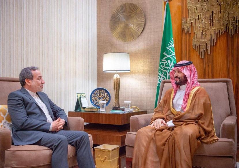 Menlu Iran Abbas Araghchi temui Putra Mahkota Saudi Mohammed Bin Salman