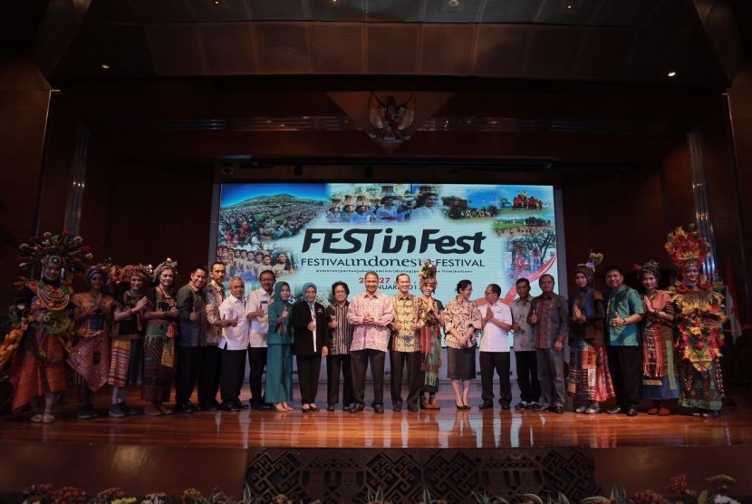 Menpar Arief Yahya meluncurkan FESTinFest 2017, Kamis (26/1).