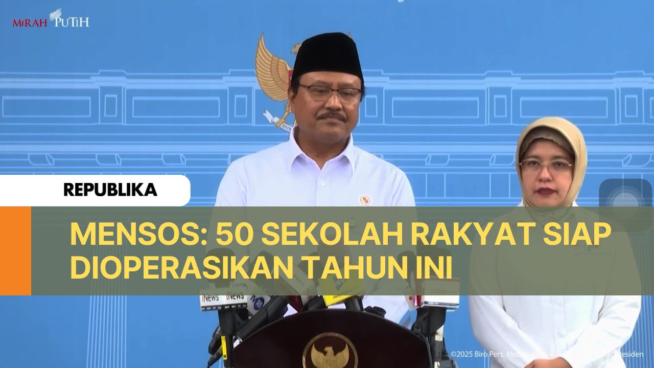 Mensos: 53 Sekolah Rakyat Beroperasi Tahun ini