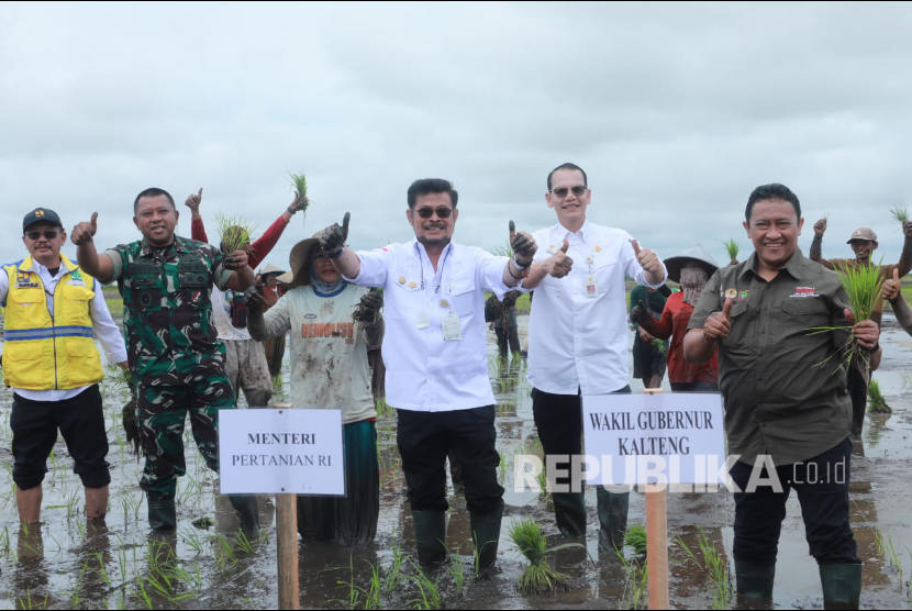 Perkuat Produksi, Mentan SYL Kawal Gerakan Tanam di Food Estate Kapuas