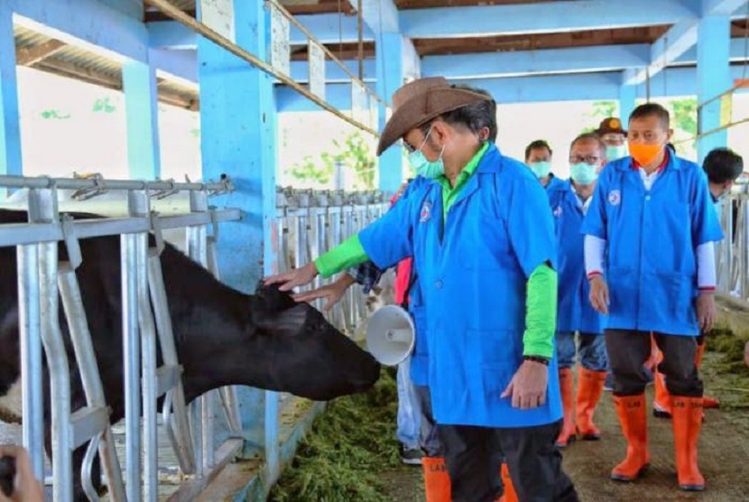 Mentan Syahrul Yasin Limpo mengingatkan bahwa kawasan pertanian 4.0 merupakan kawasan yang harus diperhatikan oleh para penyuluh selaku garda terdepan. Penyuluh harus memastikan produksi pertanian tidak terganggu