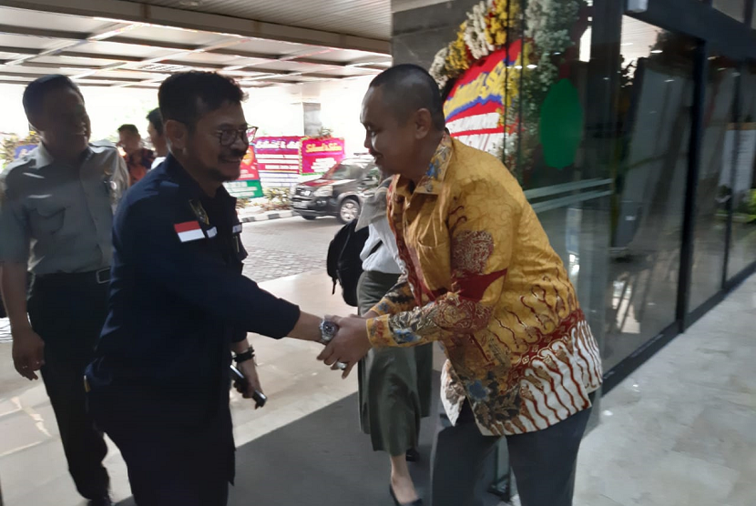 Mentan Syahrul Yasin Limpo (SYL) bertemu Kepala Dinas Pertanian Kabupaten Toli-Toli, Rustan Rewa.