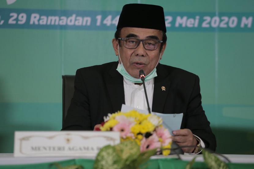 Fachrul Razi saat masih menjabat sebagai menteri agama.
