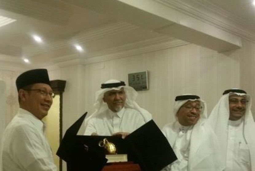 Menteri Agama Lukman Hakim Saifuddin dan para pengurus muasasah