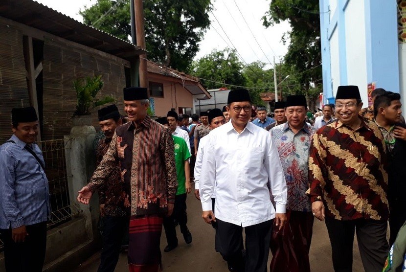 Menteri Agama Lukman Hakim Saifuddin menghadiri lomba membaca kitab atau Musabaqah Qiraatil Kutub (MQK) Tingkat Nasional tahun 2017 di Jepara, Jawa Tengah, Jumat (1/12).