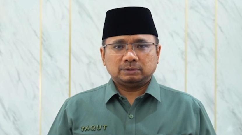 Minister of Religious Affairs (Menag) Yaqut Cholil Quomas.