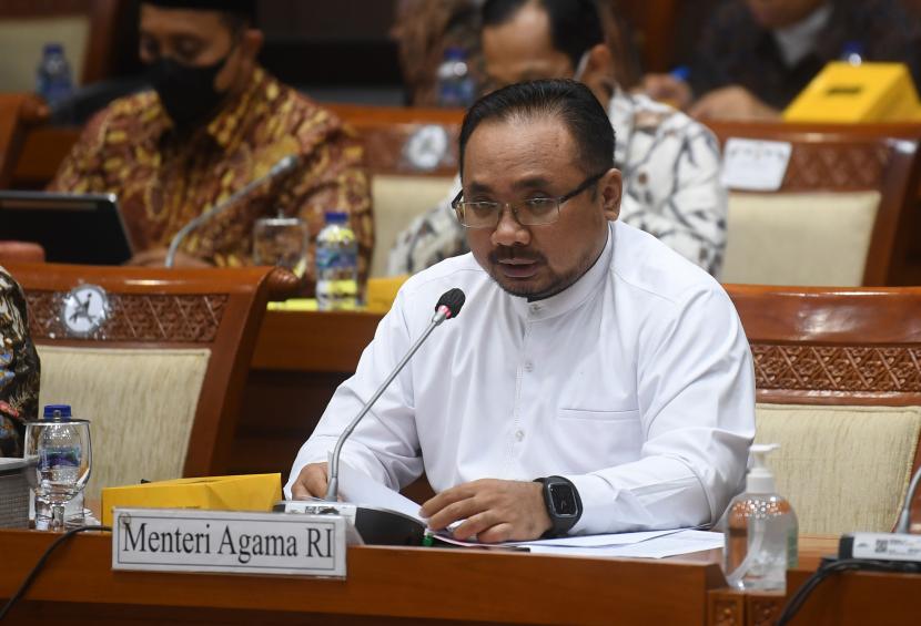 Menteri Agama Yaqut Cholil Qoumas. Indonesia Diprioritaskan Dapat Tambahan Kuota Jamaah Haji