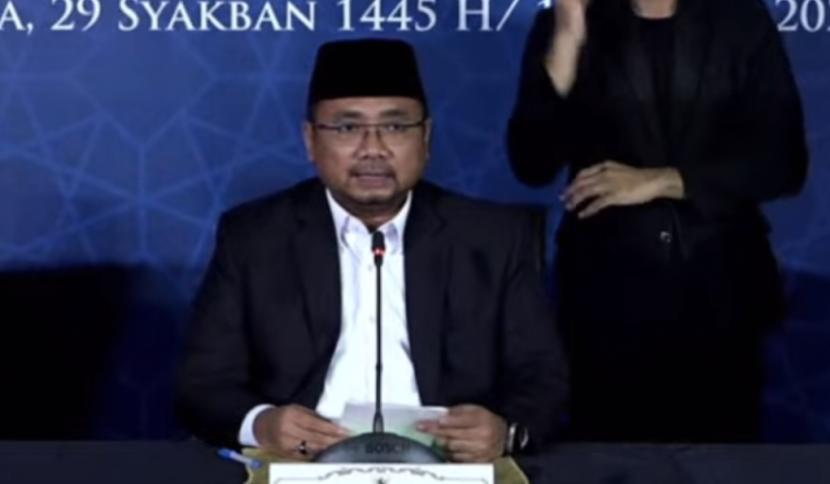 Menteri Agama Yaqut Cholil Qoumas,  ingatkan sumbangsih semua agama untuk Indonesia 