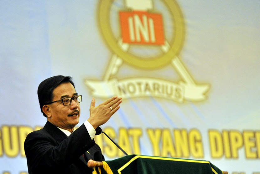 Mantan menteri Agraria dan Tata Ruang (ATR)/Kepala Badan Pertanahan Nasional (BPN) Ferry Mursyidan Baldan.