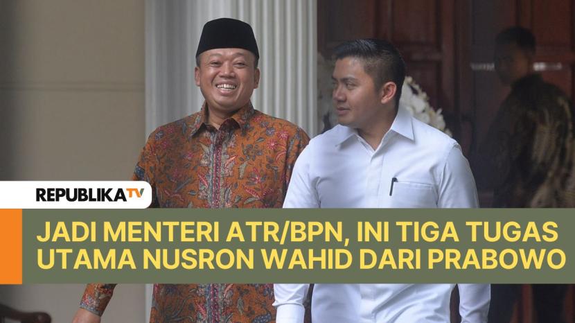 Menteri Agraria dan Tata Ruang Kepala Badan Pertanahan Nasional (ATR/BPN) Nusron Wahid.