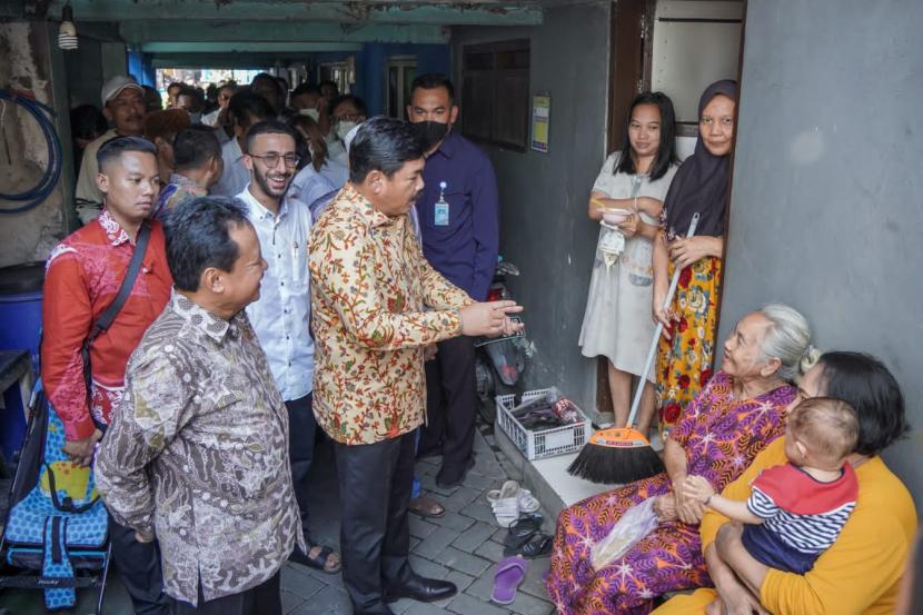 Menteri ATR/BPN Hadi Tjahjanto melakukan kunjungan kerja ke Surabaya