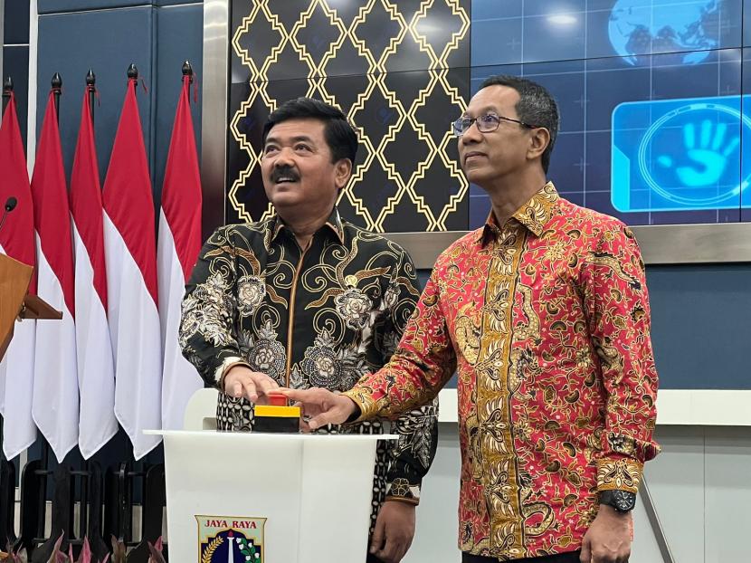 Menteri ATR/BPN Hadi Tjahjanto mendeklarasikan Jakarta Pusat sebagai Kota Lengkap.
