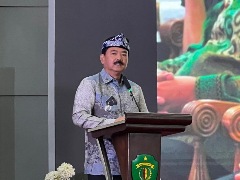 Menteri ATR/BPN Hadi Tjahjanto mendeklarasikan Kota Bontang, Kalimantan Timur sebagai kota lengkap
