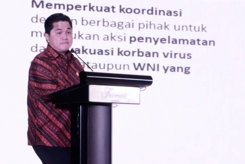 Menteri Badan Usaha Milik Negara (BUMN), Erick Thohir 