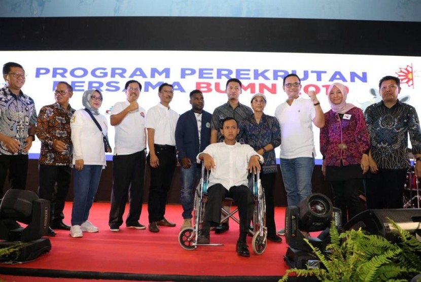 Menteri Badan Usaha Milik Negara (BUMN) Rini Soemarno menghadiri Lampung BUMN Festival 2019.