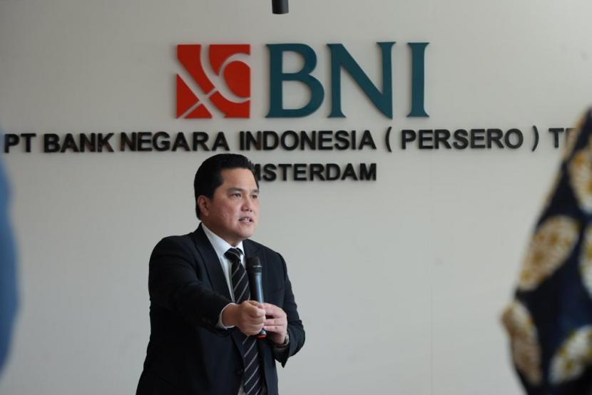 Menteri Badan Usaha Milik Negara (BUMN) Erick Thohir menjadikan BNI sebagai bank internasional Indonesia untuk membantu UMKM dan diaspora Indonesia di luar negeri. (ilustrasi).