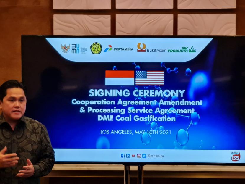 Menteri BUMN Erick Thohir memimpin delegasi Indonesia dalam membangun kerja sama global BUMN di Amerika Serikat (AS).
