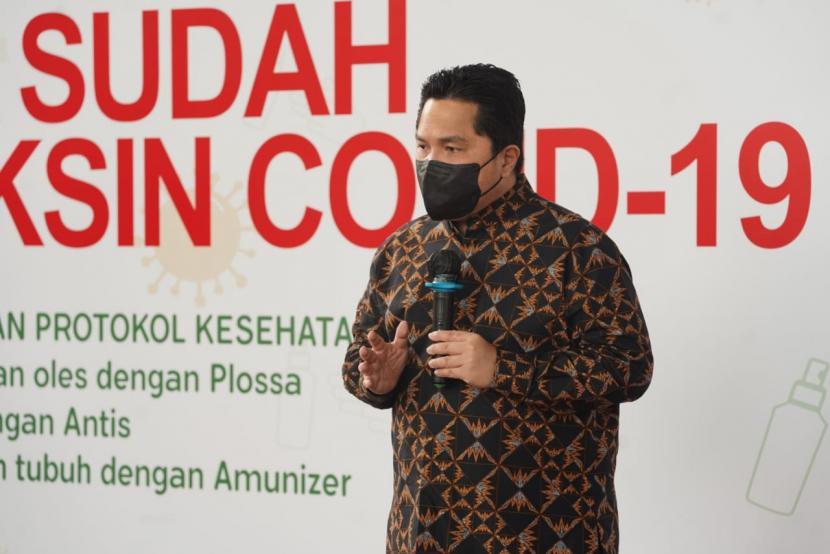 Menteri BUMN Erick Thohir.