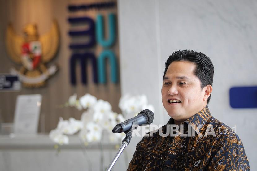 Menteri BUMN Erick Thohir 