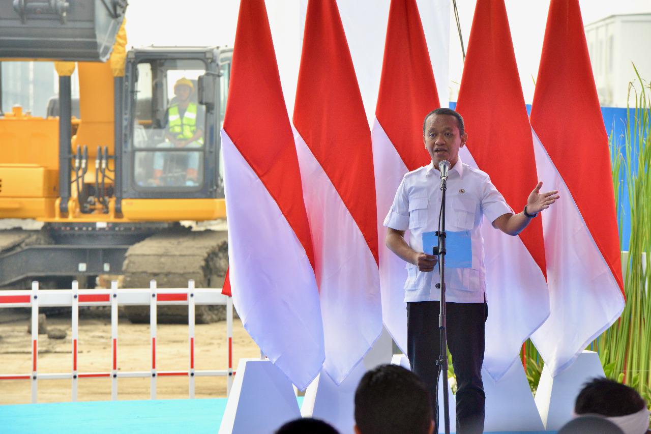 Menteri Energi dan Sumber Daya Mineral, Bahlil Lahadalia, dalam sambutannya menyampaikan bahwa proyek ini berperan strategis dalam mendukung kemandirian energi nasional dan ekosistem kendaraan listrik. 