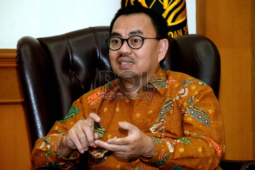 Menteri Energi Sumber Daya Mineral (ESDM) Sudirman said