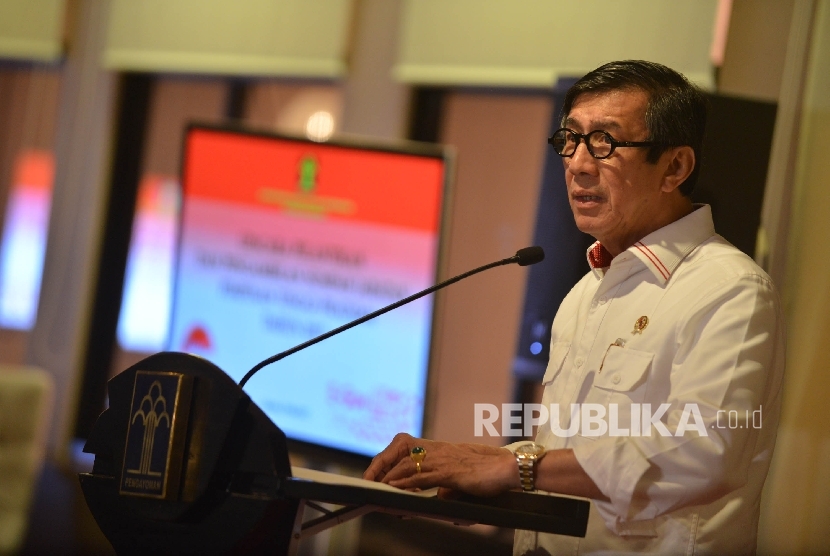 Menteri Hukum dan HAM Yasonna Laoly 