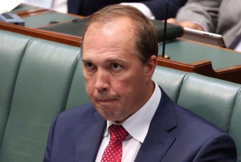 Menteri Imigrasi Australia Peter Dutton.