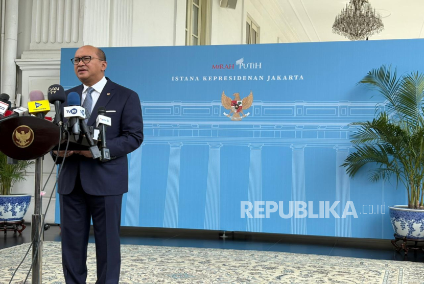 Menteri Investasi dan Hilirisasi sekaligus CEO Danantara, Rosan Perkasa Roeslani di Kompleks Istana Kepresidenan Jakarta.
