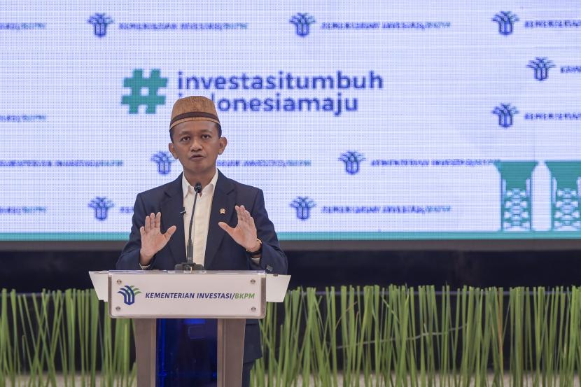 Menteri Investasi/Kepala Badan Koordinasi Penanaman Modal Bahlil Lahadalia. Bahlil menyatakan, Kementerian Investasi tetap menjadi bagian terdepan dalam realisasi investasi di Ibu Kota Negara (IKN) Nusantara.