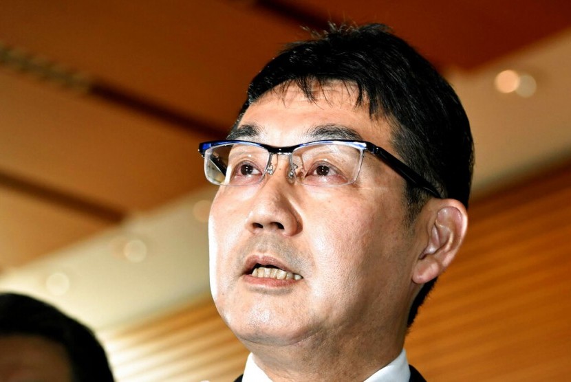 Menteri Kehakiman Jepang Katsuyuki Kawai
