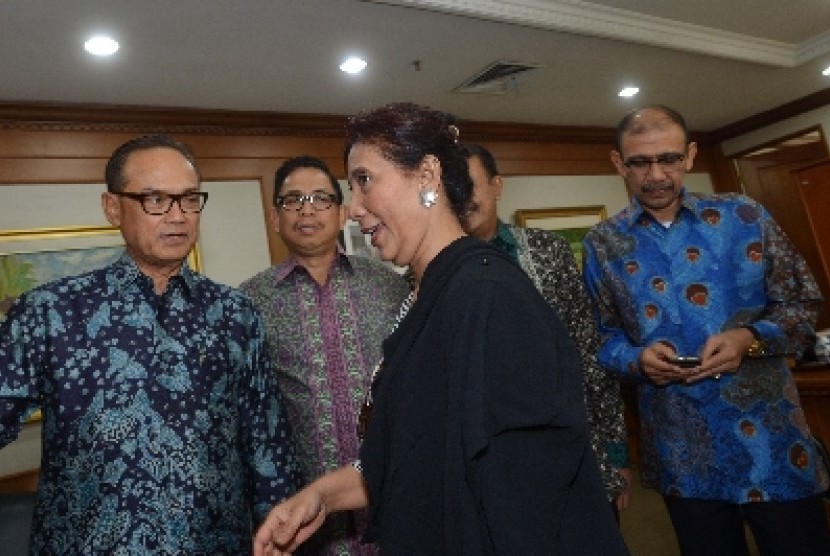 Menteri Kelautan dan Perikanan Susi Pudjiastuti.